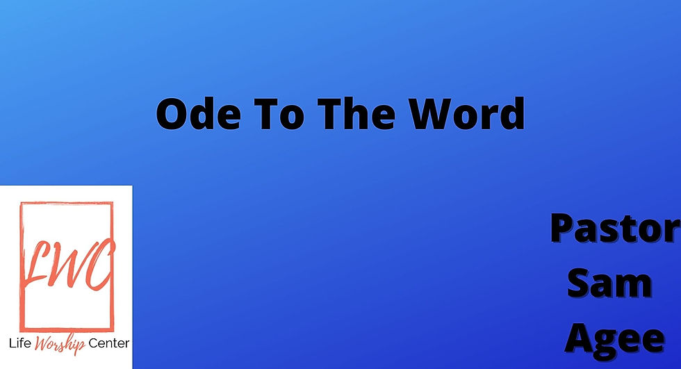 Ode To The Word